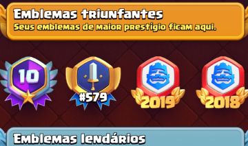 Conta antiga CR 2018 , 2019 e ToP Mundial