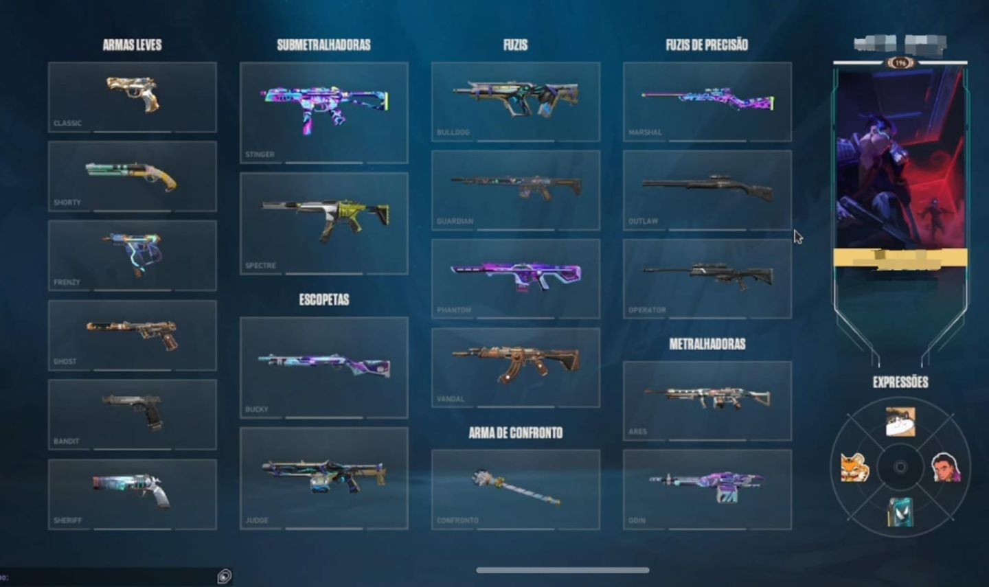 Conta Valorant | Conta Riot Games | Skins e Agentes