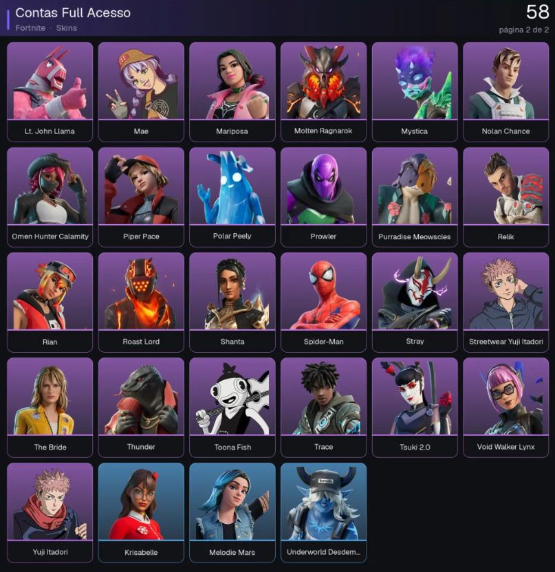 CONTAS FORTNITE COM SKINS E VBUCKS | MELHORES PREÇOS
