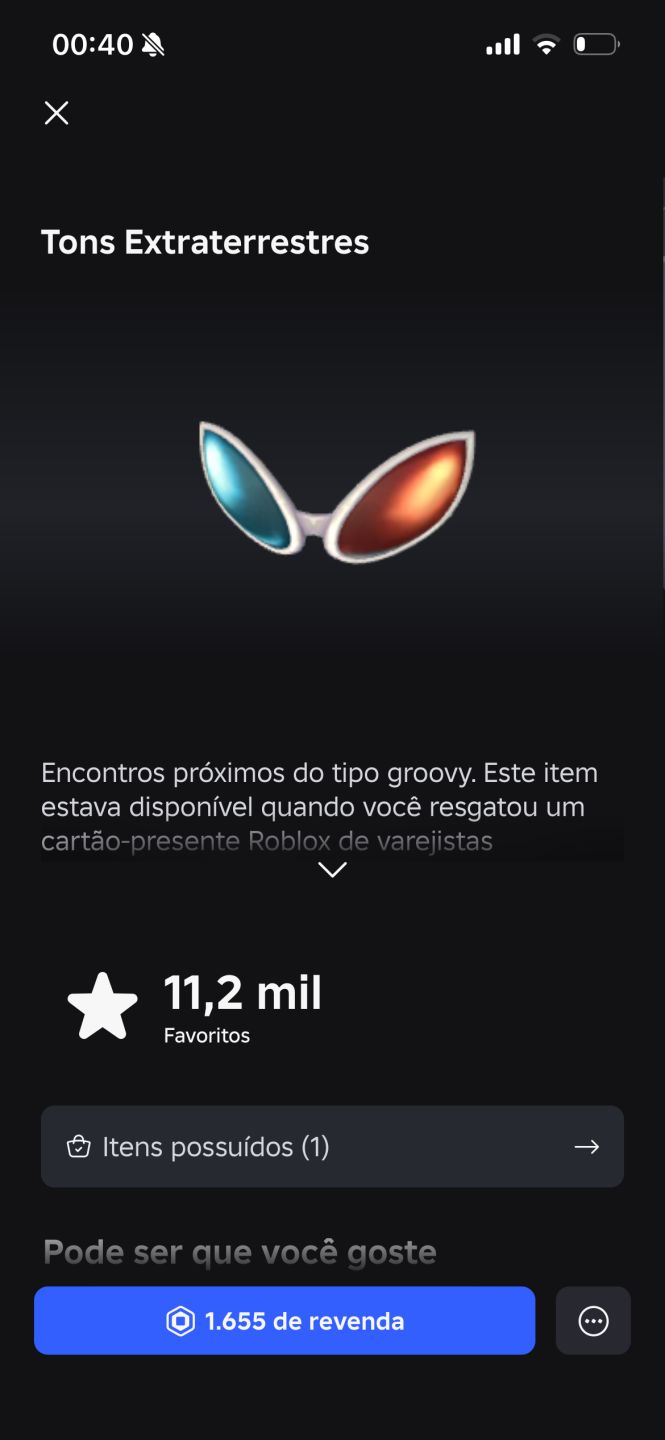 Conta com mais de 20k robux gasto com muitos itens (item de 1600 robux + dragon)