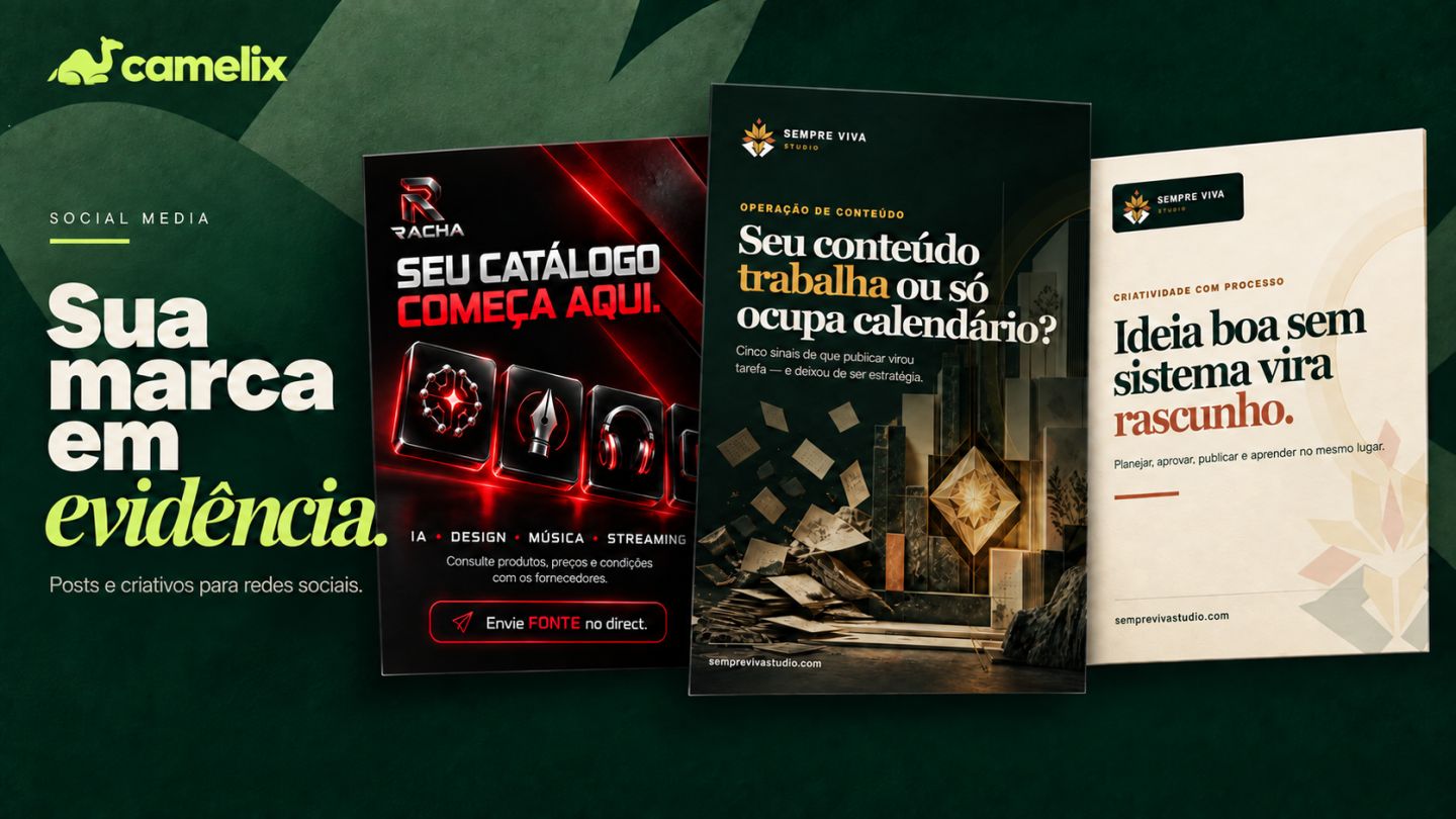 Logos, Posts, Banners e Sites Profissionais
