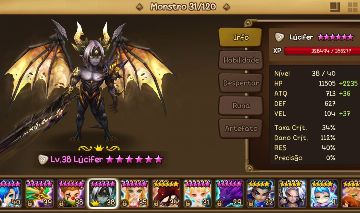 Compte Summoners War EU - LD Lucifer Starter, Neuf, Android/PC
