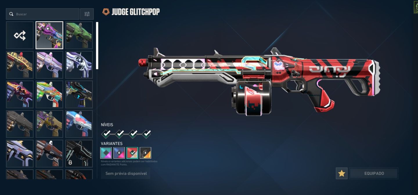 Conta de Valorant com Champions 2021 e Sheriff Arcane e 14 Facas
