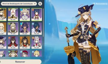 AR47|Navia+Arma Assinatura|2 Armas 5 estrelas Ningguang C6 Europa