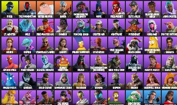 Conta Fortnite 61 Skins | Peter Griffin, Spider-Man, Solid Snake