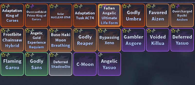 Skins unusual no AUT.