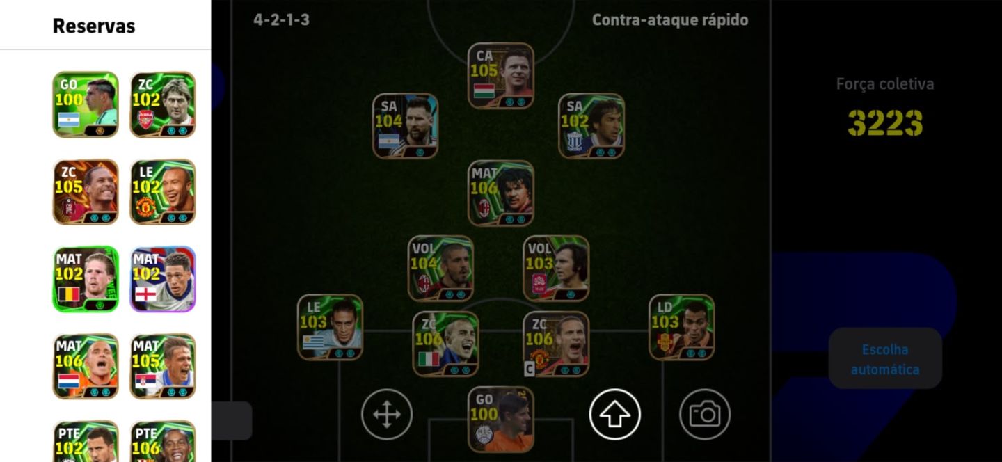 Conta efootball muito rara,criada desde o começo do efootball,jogadores antigos
