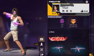 CONTA DE FREE FIRE ANTIGA COM XM8 ATT