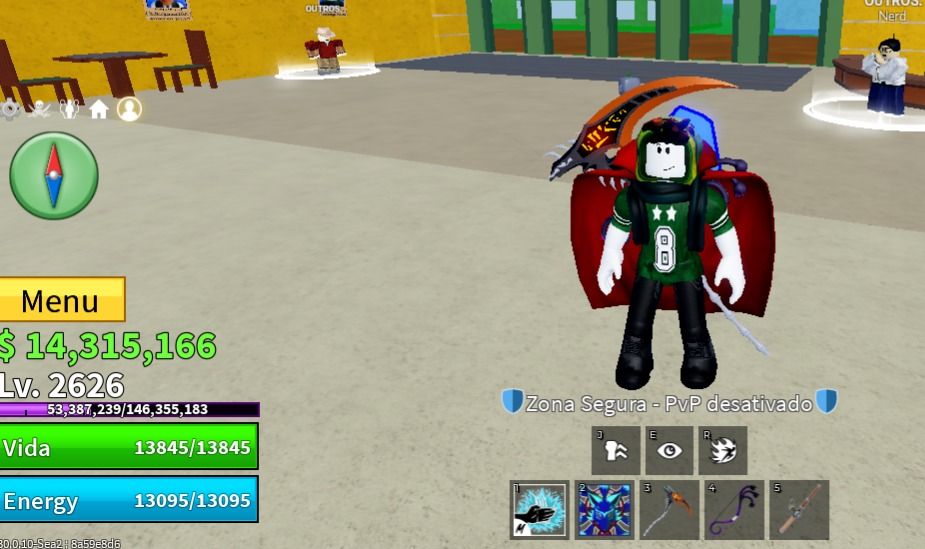 Conta roblox blox fruit e roube um ovo, kitsune equip e kitsune inv