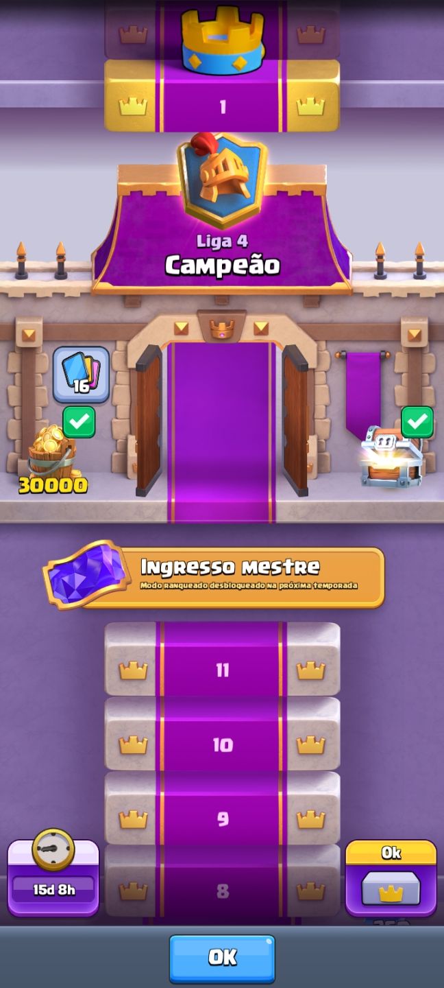 CONTA CLASH ROYALE - 14.000 TROFÉUS+, EVOS E HERÓIS