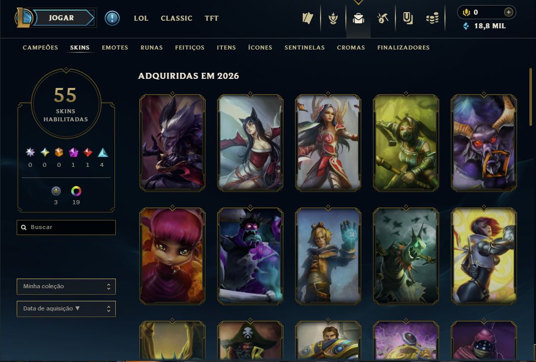 CONTA LEAGUE OF LEGENDS | NÍVEL 89 | VOLIBEAR DRAGÃO DA DUALIDADE PRESTÍGIO