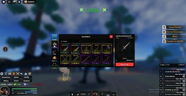 CONTA ROBLOX STACKED! Blox Fruits / King Legacy / Haze Seas + VÁRIOS JOGOS