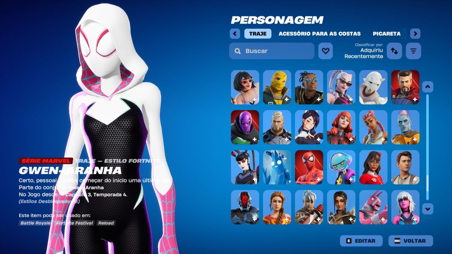 CONTA DE FORTNITE COM 228 SKINS | Billy | MENOR PREÇO!