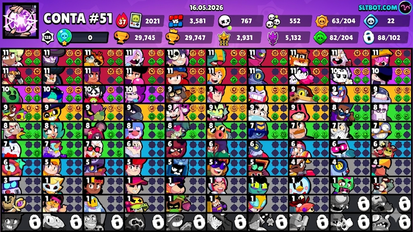 CONTAS BRAWL STARS FULL ACESSO ENTREGA AUTOMÁTICA - MELHOR PREÇO DA GGMAX