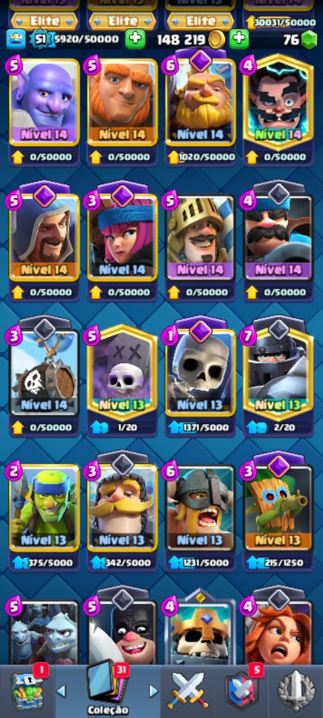 Conta de Clash royale a venda
