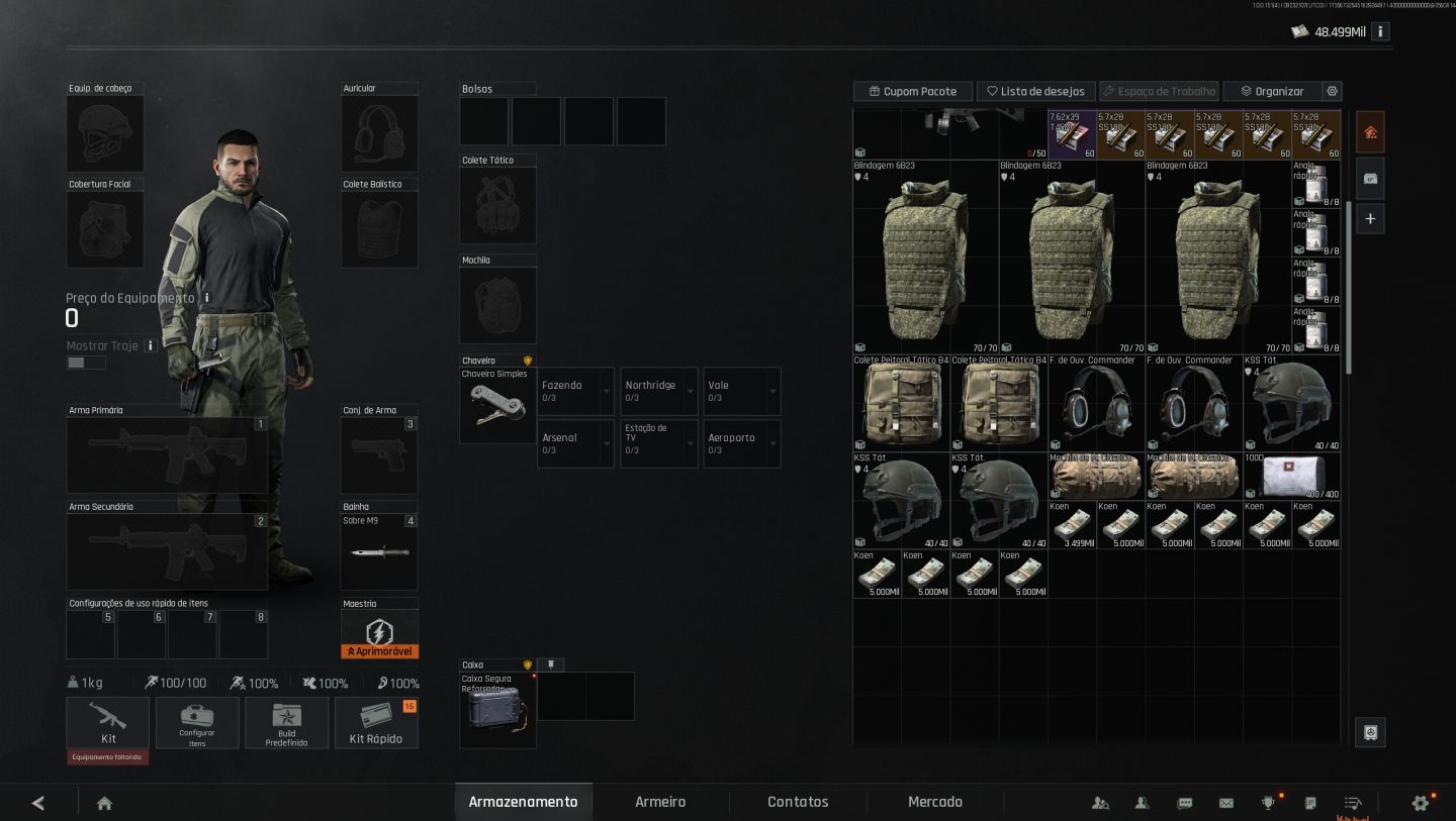 Conta 17- conta arena breakout -PC- 51m basicamente tudo em KOEN- 48M em koens