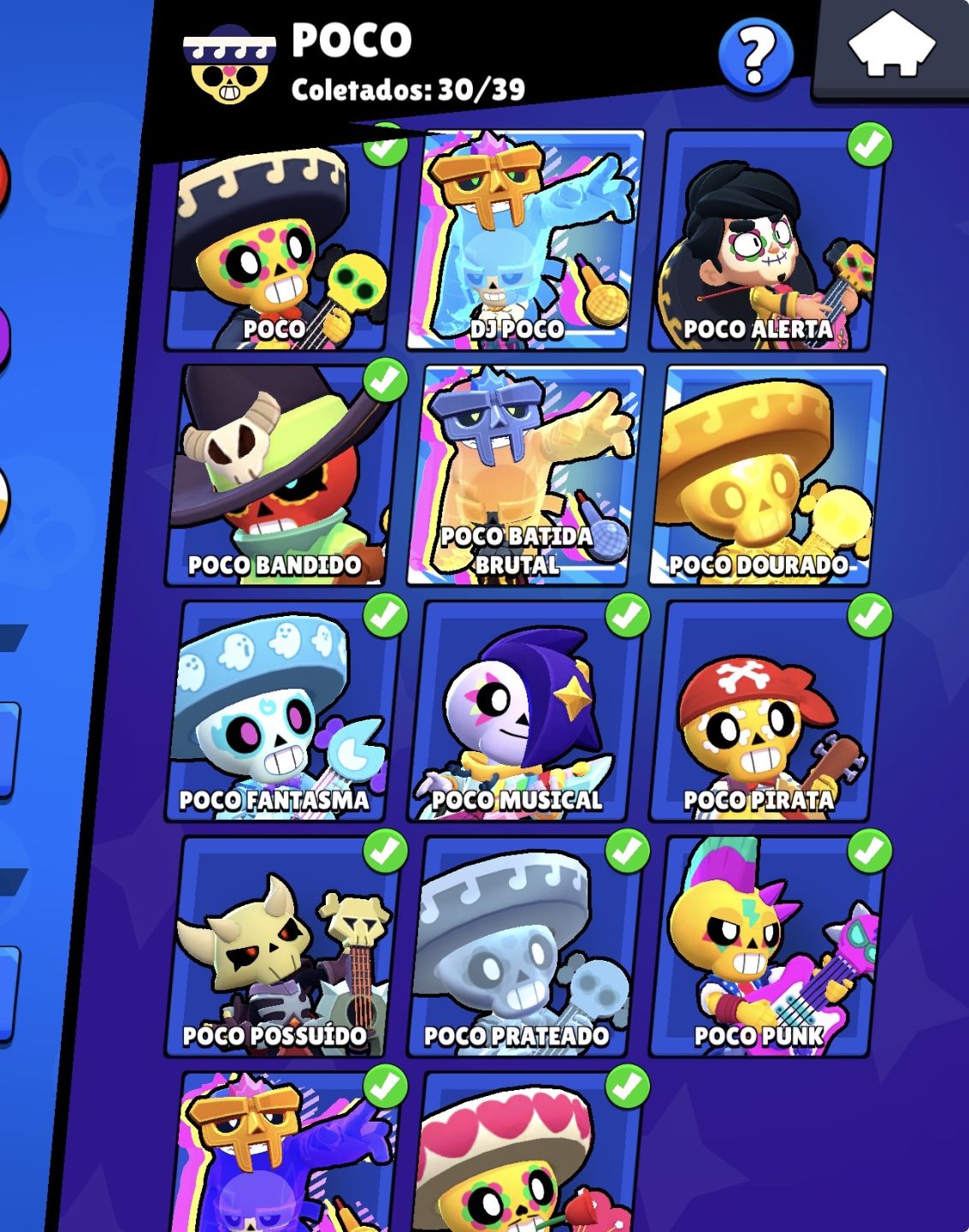 Brawl Stars Super conta equipada