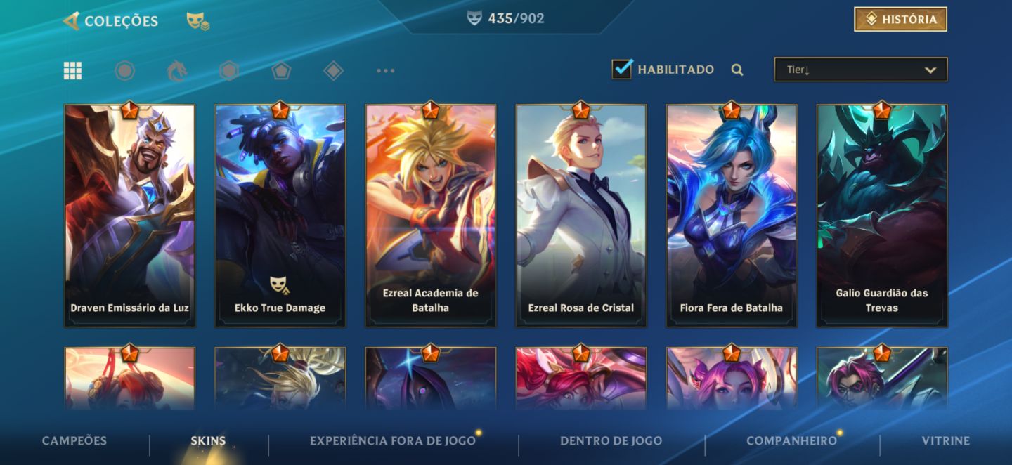 NV 338 | + de 430 SKINS| 77K COLEÇÃO| 2X MONARCA| 4X CHALLENGER