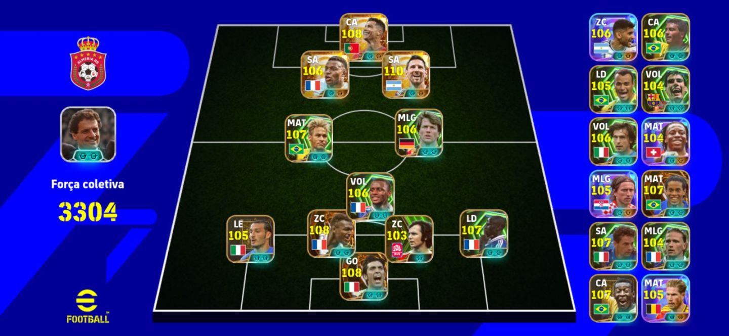 CONTA eFootball | VÁRIOS JOGADORES ÉPICOS + BIG TIME | 3300 FORÇA