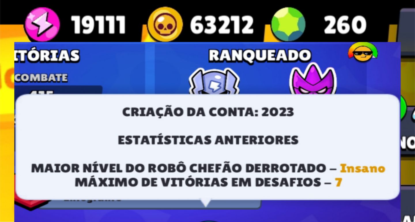 CONTA BRAWL STARS BARATA | BARATA| MUITOS RECURSOS | 272 SKINS | 40 HIPERCARGAS