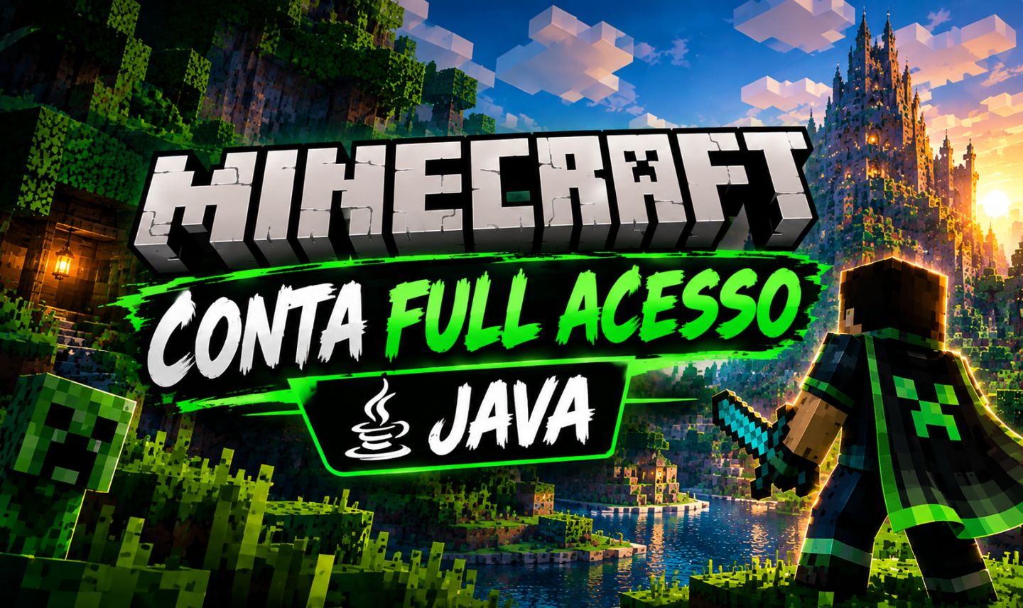 CONTA MINECRAFT FULL ACESSO
