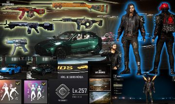 CONTA PUBG 5 PROGESSIVAS + PERSONAGEM PROGESSIVE DORIAN