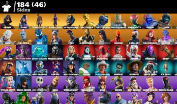 CONTA 184 SKINS - TRAVIS - IKONIK - GLOW - GOLD MIDAS - RENEGADE - 650 VBUCKS