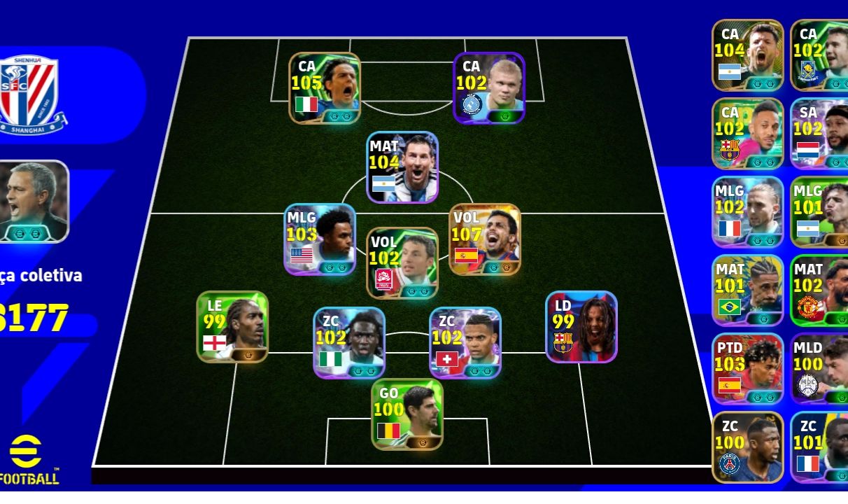 CONTA EFOOTBALL COM RODRI BIG TIME 108