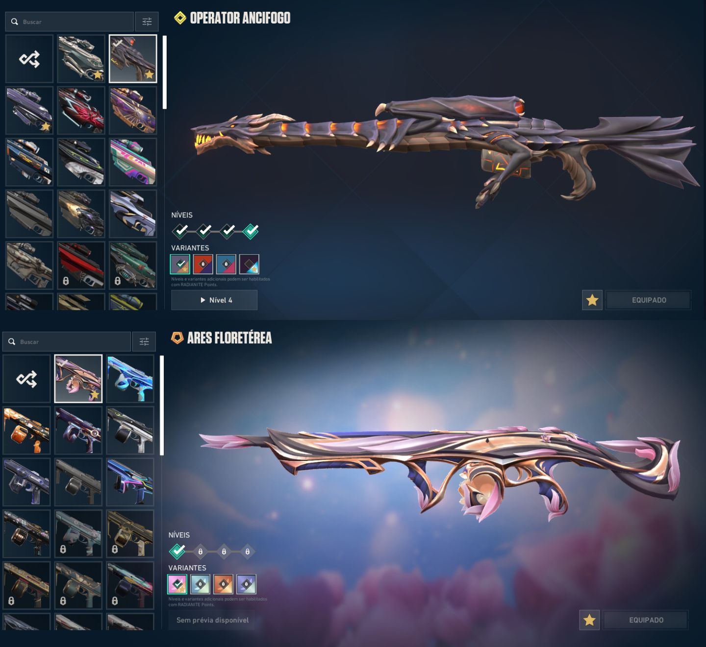 CONTA VALORANT 5.5K GASTOS | FULL SKINS | CHAMPIONS 25 E 26 | ARCANE SKINS RARA