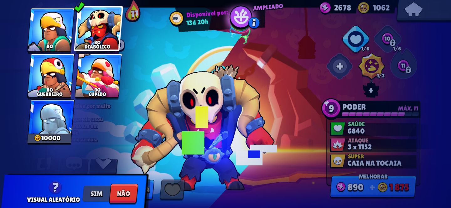 Brawl Stars 18.815 Troféus | 57 Brawlers | 4 Prestígios | Fang Full + Hipercarg
