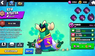 Pierce | 6 Lendários | 63 Brawlers | 106 Skins | Entrega Automática