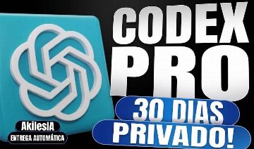 CODEX PLUS + CHAT GPT 5.5 PLUS | 30 DIAS | ENTREGA AUTOMÁTICA