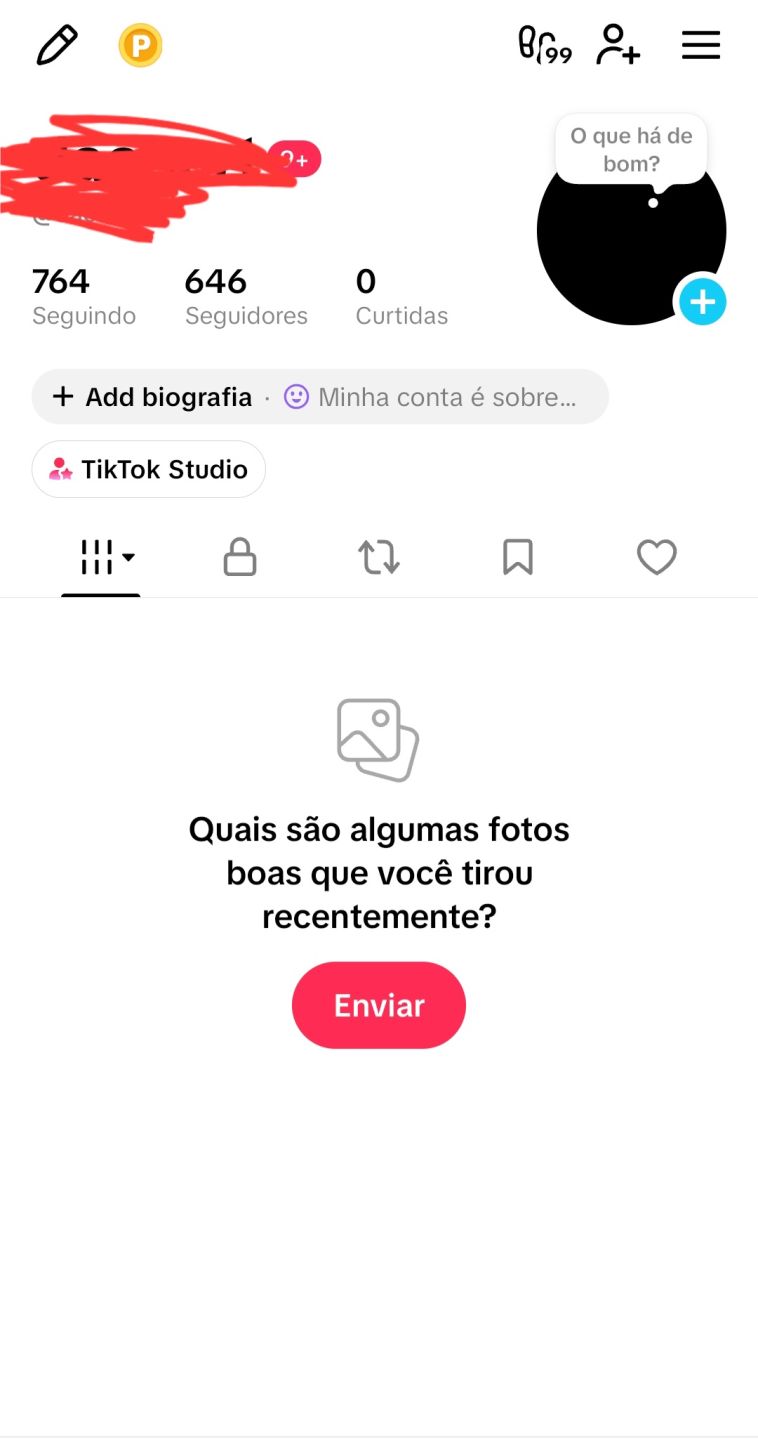 CONTA TIKTOK COM LIVE STUDIO PC