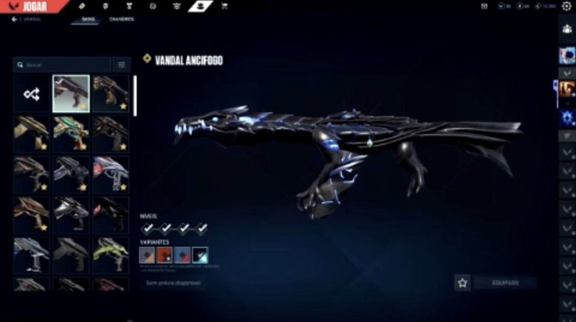 Conta Valorant ascendente mais de 9 skins de vandal e faca vct e karambit saq
