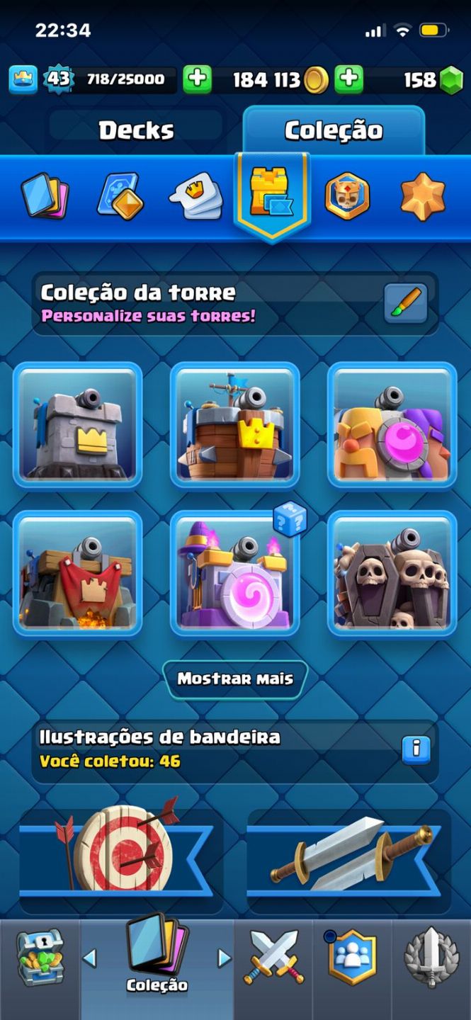 CONTA CLASH ROYALE COM 8,7K TROFEU + BRAWL STARS 8,3K TROFEU + ENTREGA IMEDIATA