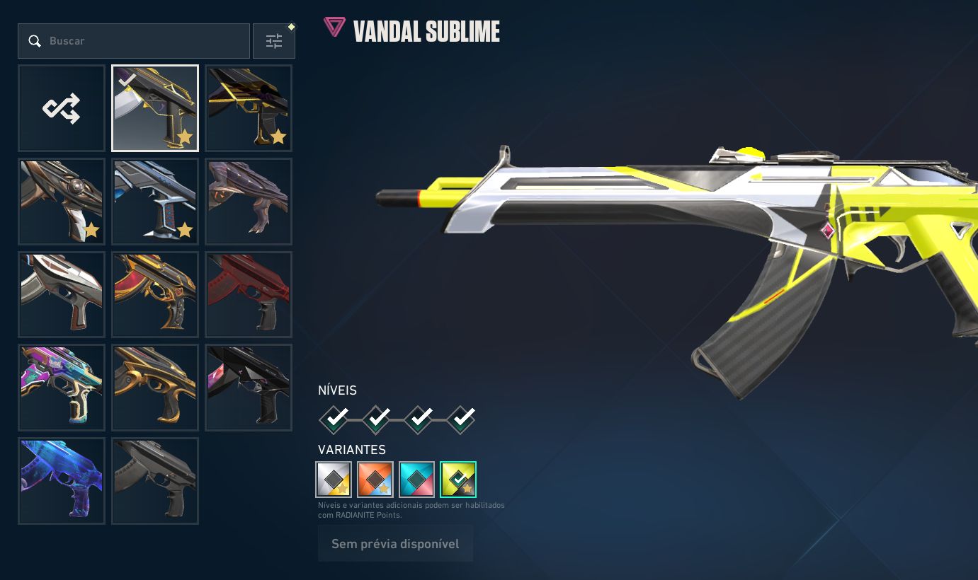 Conta valorant com skin champions 2023