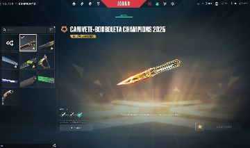 Conta Valorant com 129 skins, 2.9k gastos e skin champions! Único dono!!!