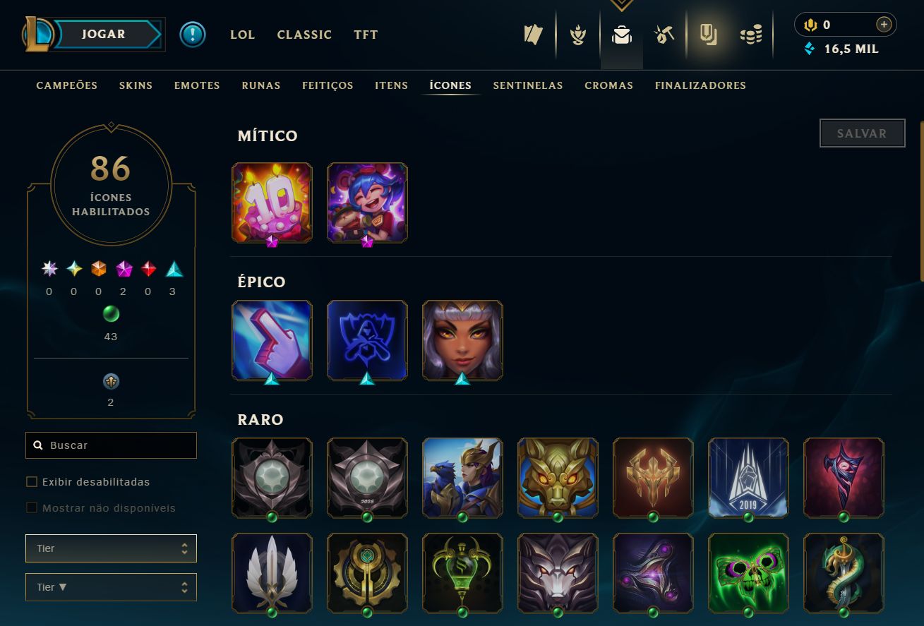 [ACESSO IMEDIATO] Ferro II 64 Skins 0% WR