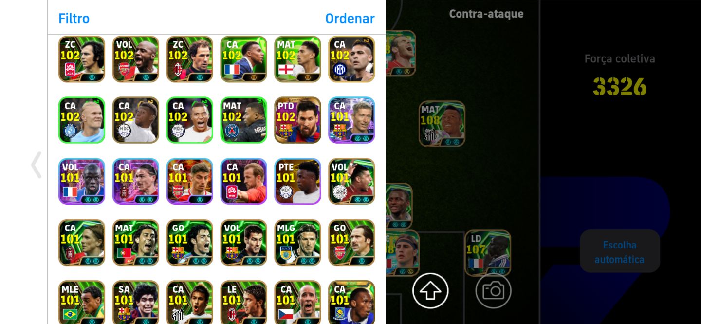 Conta eFootball Mobile - Full Épicos e Lendas | Time End Game!