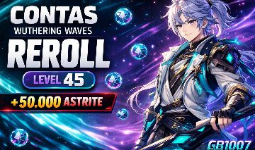 [MENOR PREÇO]WUTHERING WAVES CONTAS REROLL 59.000 ASTRITES [ENTREGA RÁPIDA]