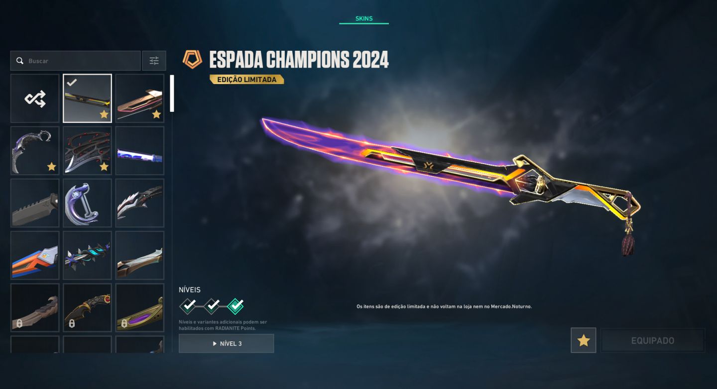 Conta Valorant 29 Skins, Skins do Champions 2024, FULL ACESSO (Leia a Descrição)
