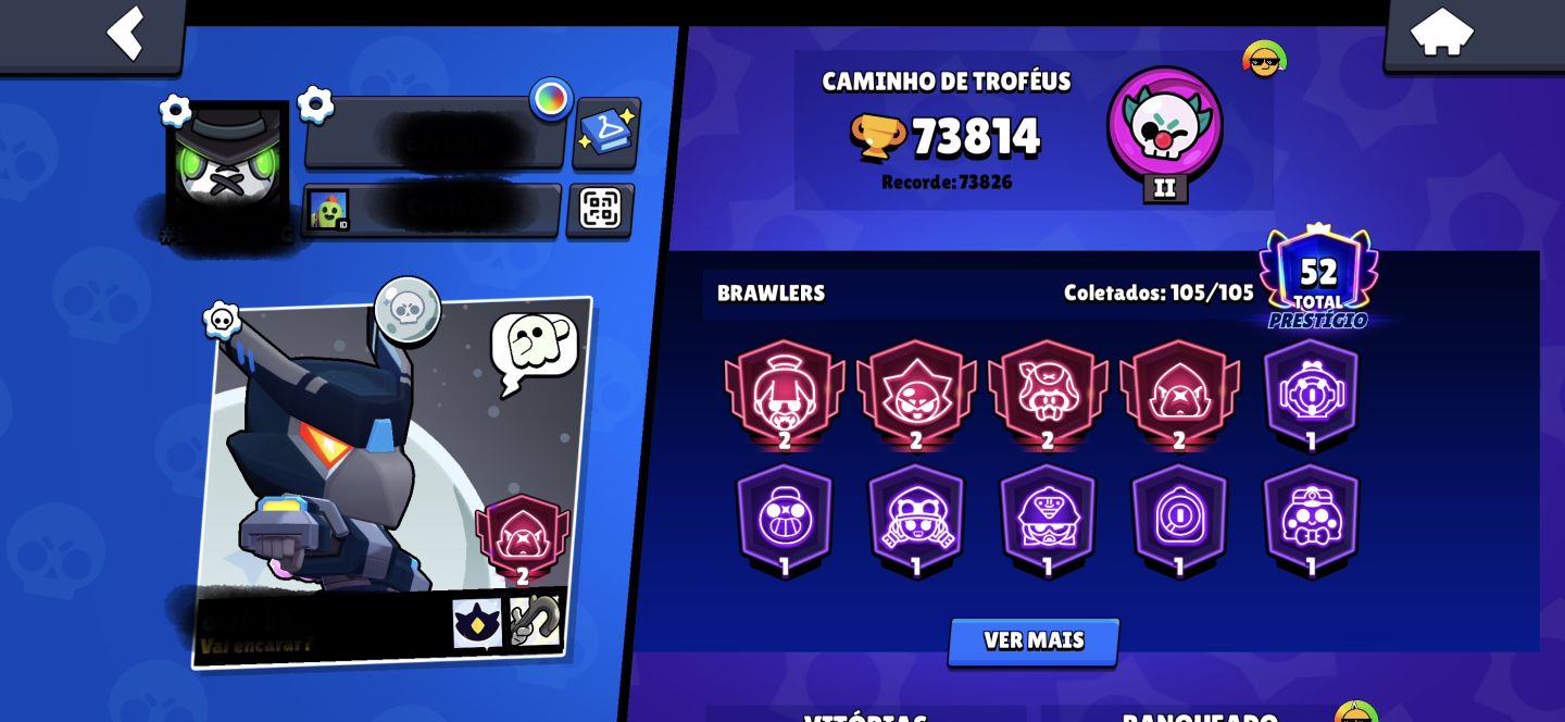 Conta rara de brawl stars!!!