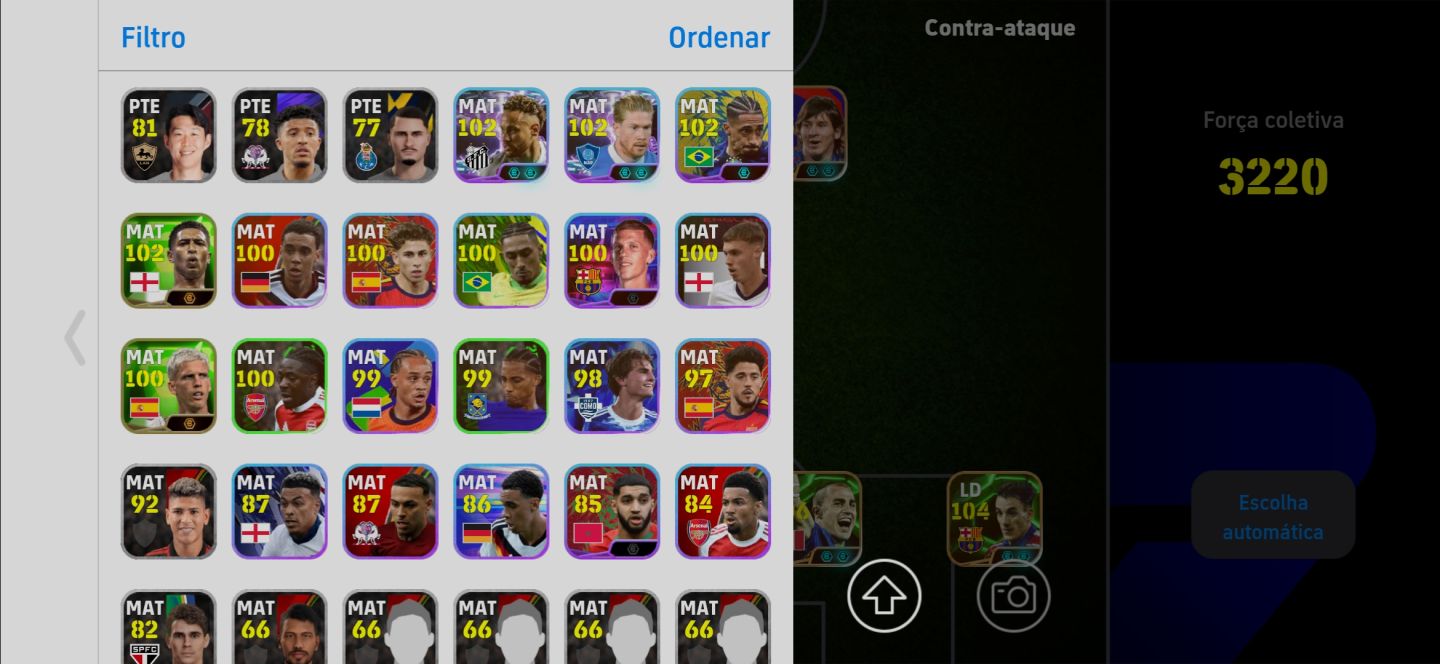 CONTA EFOOTBALL RARA! NEY E MESSI DO PACK + AGUERO BLITZ + BATISTUTA E++!