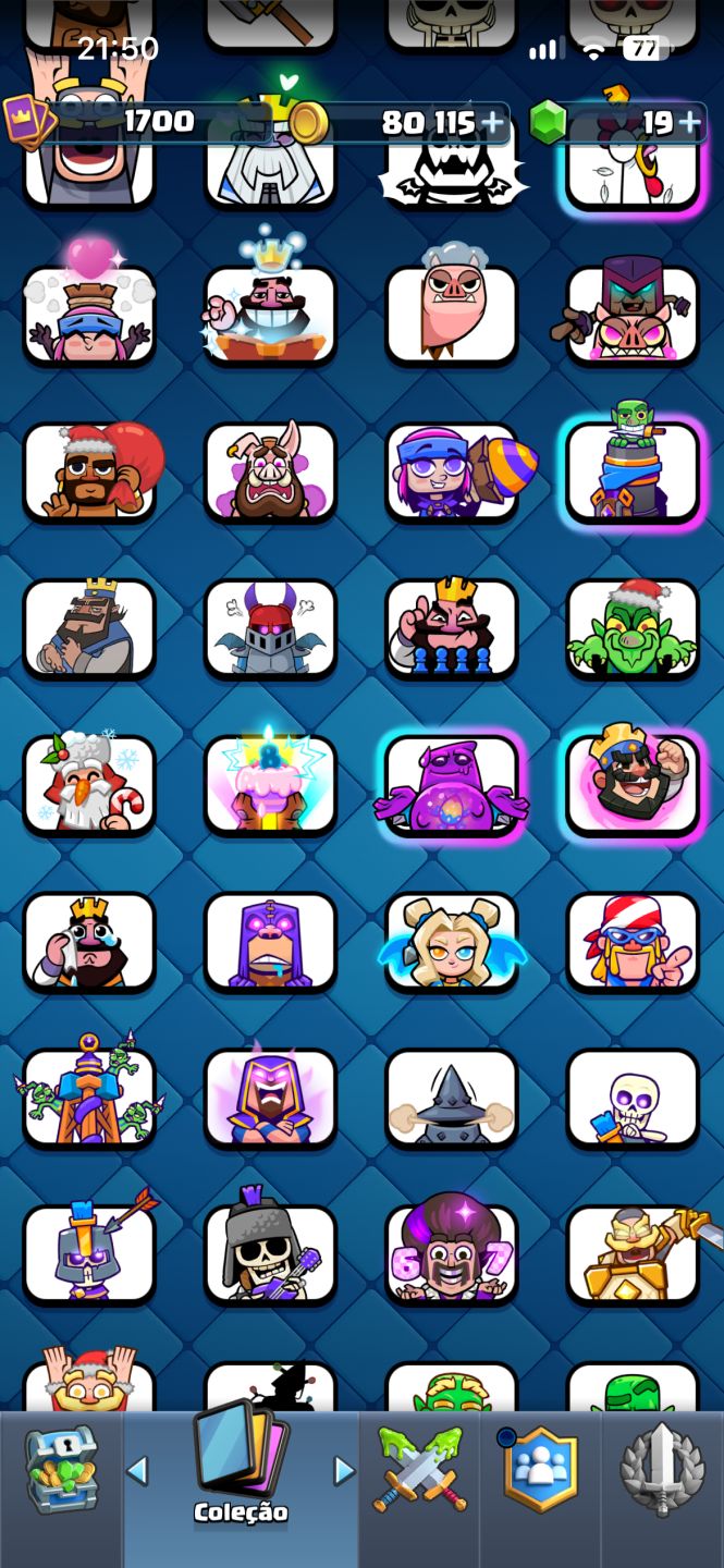 Conta de Clash Royale - 9 anos
