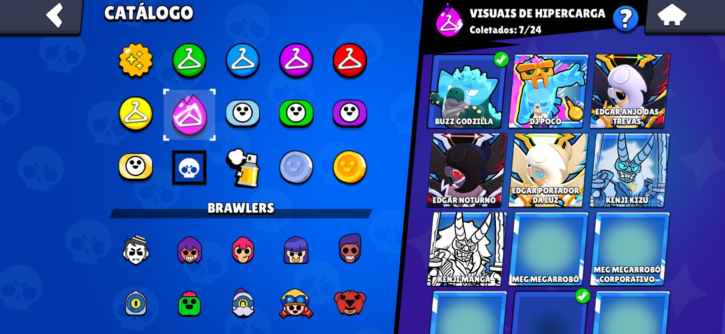 Conta full 11 é hyper mestre 2 todos mestres novos e 1 antigo fama alien pin r35