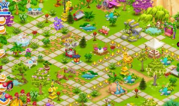 Conta hayday nível 123 com decoração raras ,o melhor custo benefício