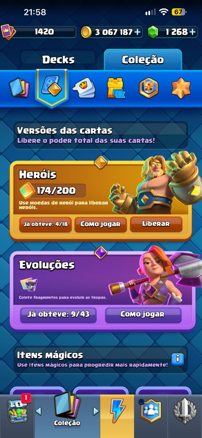 Conta de clash 13.800K