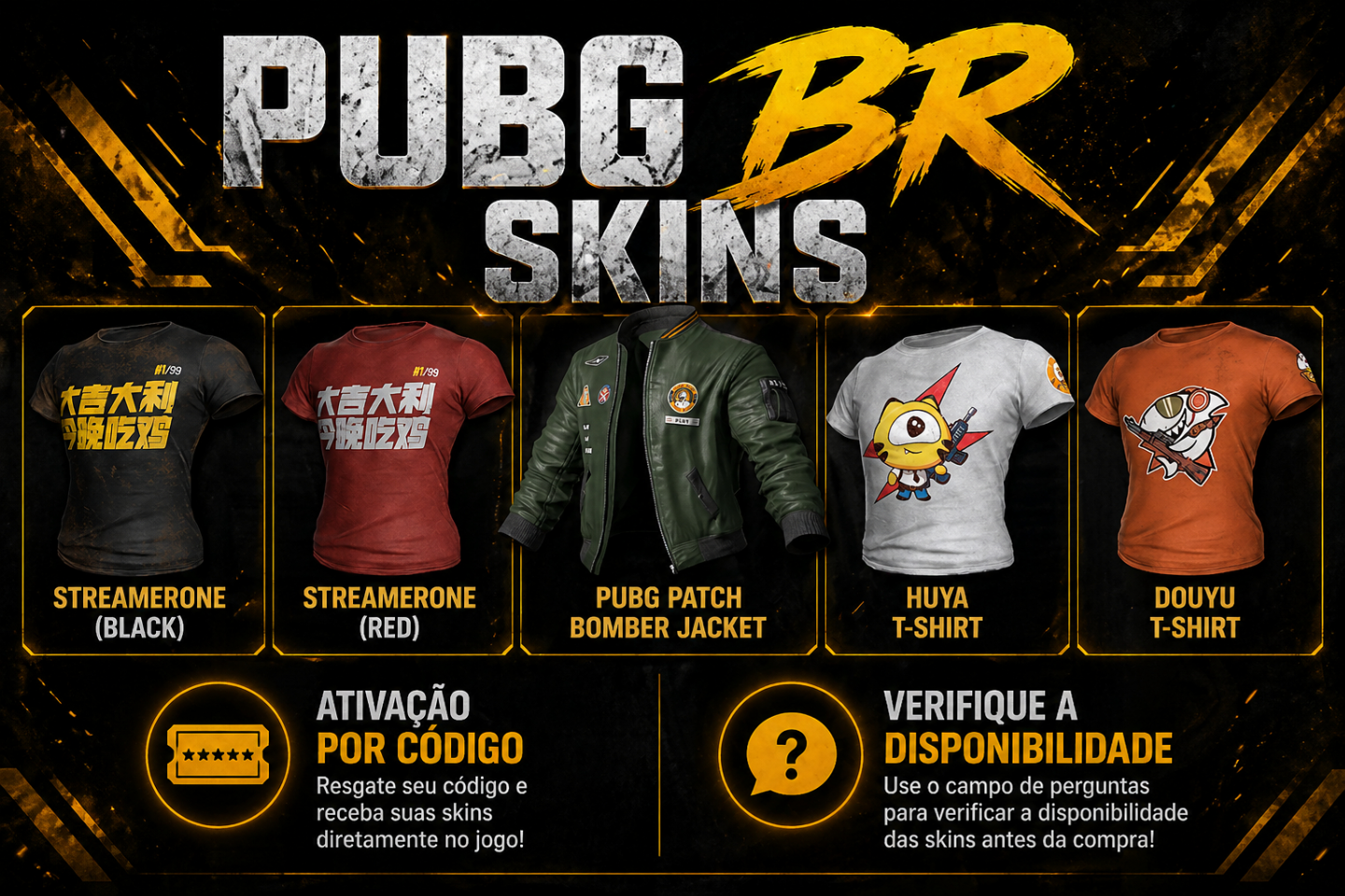 !!! SKINS CDK PUBG !!!