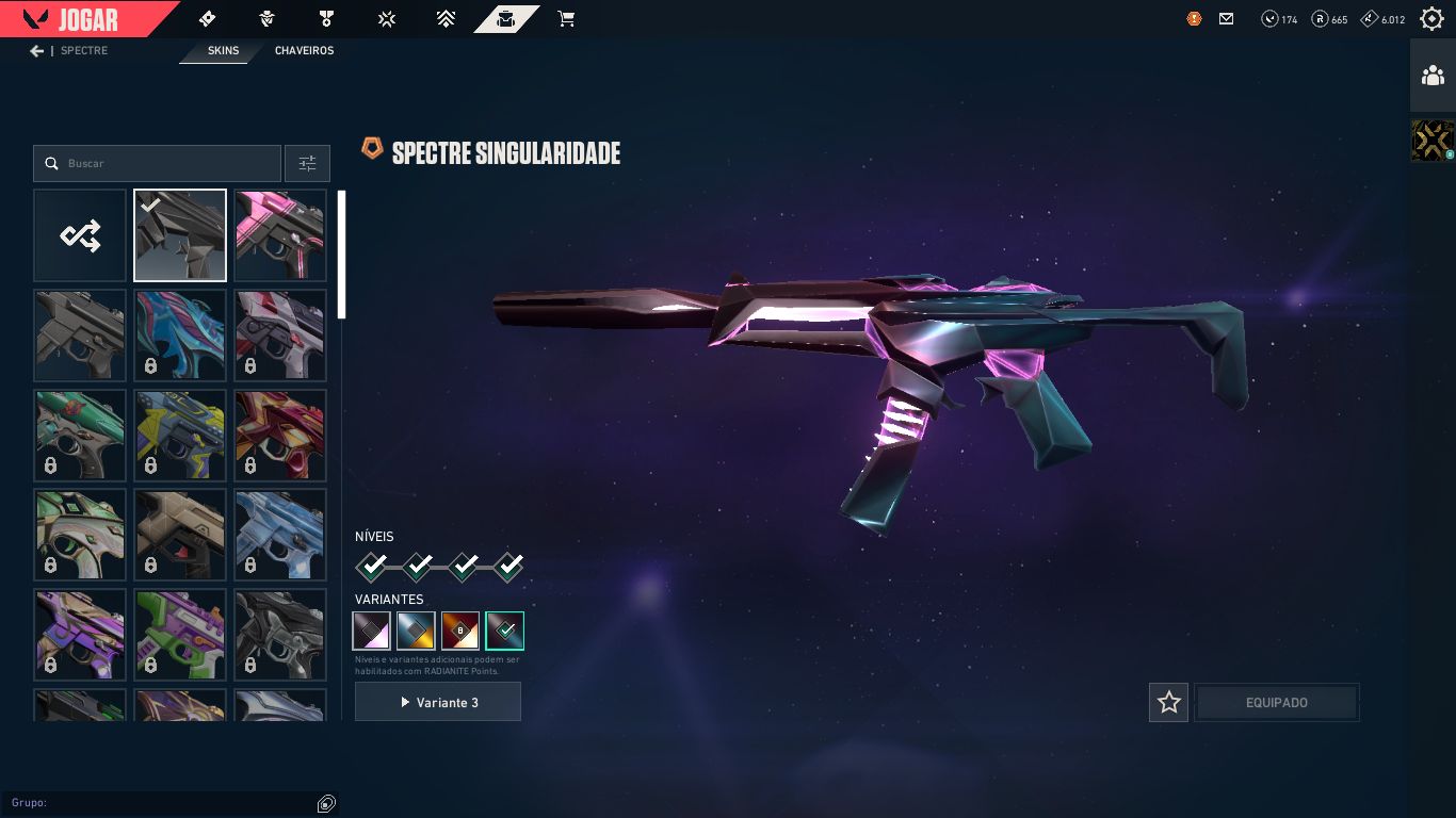 Conta valorant full acesso com skins