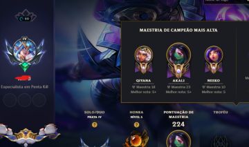 Conta lol e valorant riot games mono akali e qiyana lvl 99